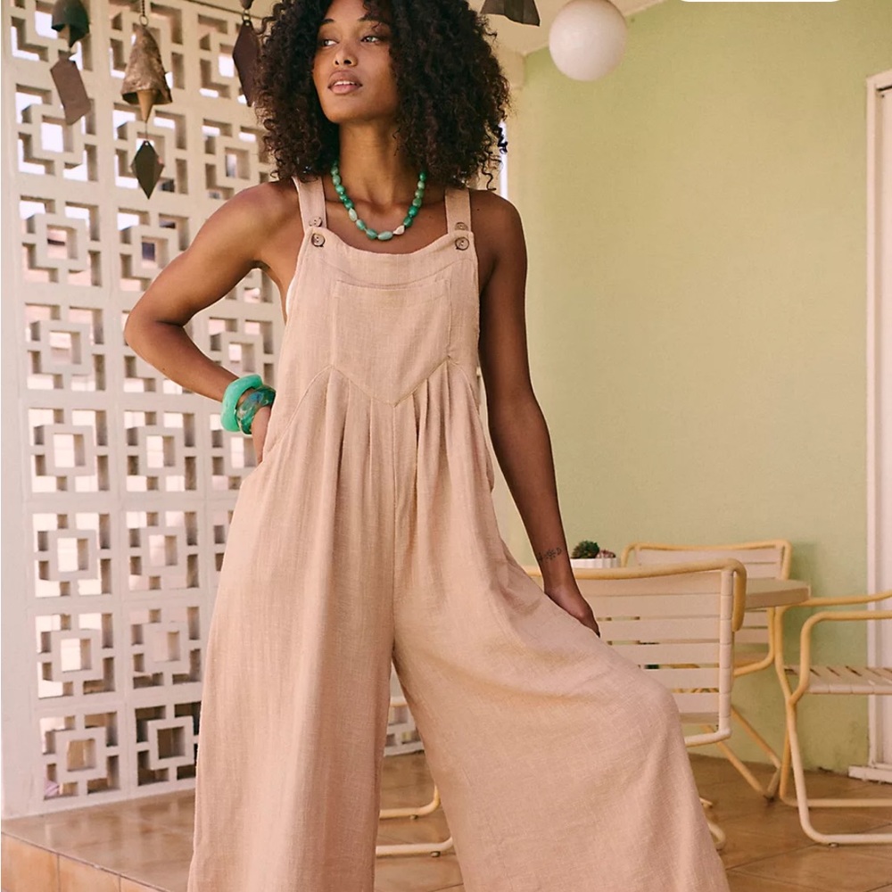 Free People Sun-Drenched Overalls